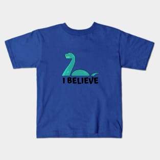 I Believe in Loch Ness Kids T-Shirt